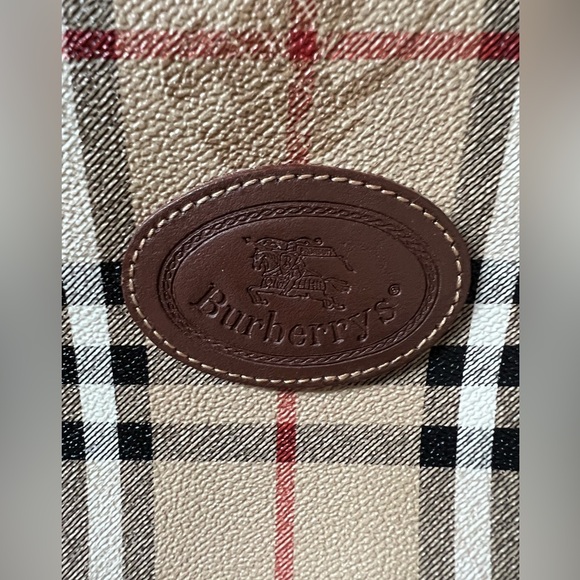 Vintage Buryberry’s Burberry Vintage Nova Check Haymarket Travel Duffle plaid - Picture 9 of 17